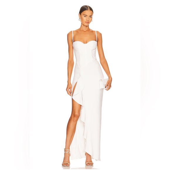 Katie May Eros white gown